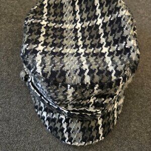 Houndstooth Cap, Sz M/L, Manhattan Hat Company